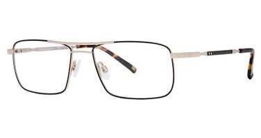 Randy Jackson Eyeglasses Randy Jackson 1143 Black/Gold/235