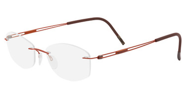 Silhouette Eyeglasses 5521 FD russet orange/2540