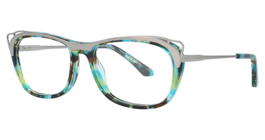 Paradox Eyeglasses P5049 Shiny Grey & Turquoise Marbled/20