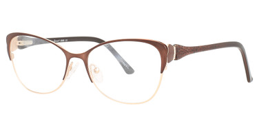 Valerie Spencer Eyeglasses 9368 SATIN BROWN