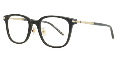 Montblanc Eyeglasses MB0247OK BLACK-BLACK-TRANSPARENT/001