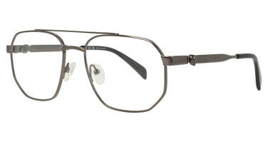 Alexander McQueen Eyeglasses AM0459O RUTHENIUM/001
