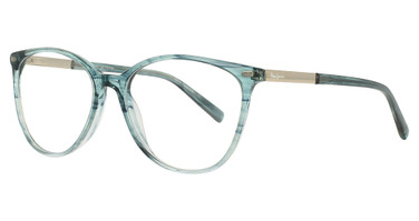 Pepe Jeans Eyeglasses PJ3698 Teal Horn/C-12