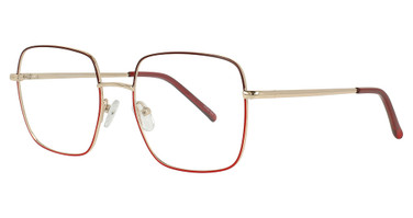 Continental Optical Imports Eyeglasses Exclusive 264 Gold/Red