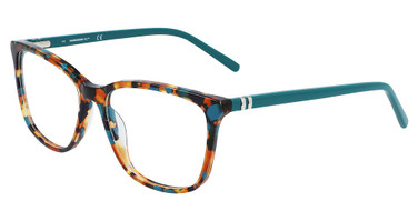 Marchon NYC Eyeglasses M-5015 N TORTOISE WITH TEAL/340