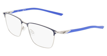 Nike Eyeglasses NIKE 6066 N MATTE OBSIDIAN/SILVER/411