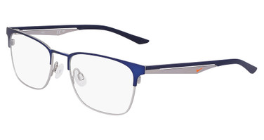 Nike Eyeglasses NIKE 4644 N MATTE MIDNIGHT NAVY/SILVER/410