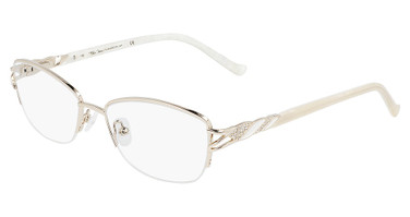 Marchon NYC Eyeglasses TRES JOLIE 194 N LIGHT GOLD/712