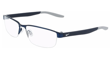Nike Eyeglasses NIKE 8138 N SATIN NAVY/WOLF GREY/405
