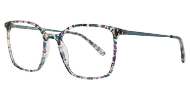 Easyclip Eyeglasses EC726 Green & Purple/60