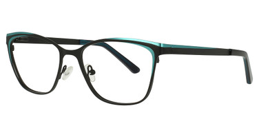 Cafe Lunettes Eyeglasses CAFE3403 Black/Teal/C-2