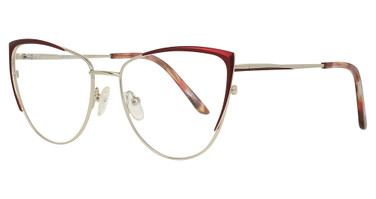 Encore Vision Eyeglasses INT275 Wine/Gold