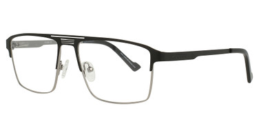 Vue Eyeglasses V1198 BLACK/GUN/C1