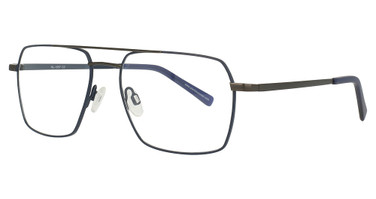 HeadLines Eyeglasses HL-1557 MATTE BLUE/GUN/C2