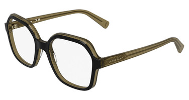 Longchamp Eyeglasses LO2796 BLACK/TRANSPARENT KHAKI/015