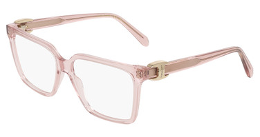 Ferragamo Eyeglasses SF3059 TRANSPARENT ROSE/667