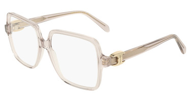 Ferragamo Eyeglasses SF3058 TRANSPARENT WARM GREY/028