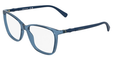 Longchamp Eyeglasses LO2801 TRANSPARENT BLUE/400