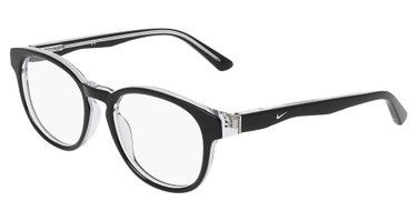 Nike Eyeglasses NIKE 7182 BLACK/CRYSTAL LAMINATE/010