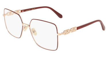 Ferragamo Eyeglasses SF2241 ROSE GOLD/BURGUNDY/772