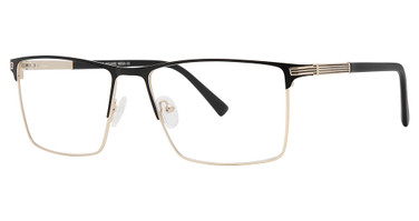 Times Square Eyeglasses MEGA GOLD/BLACK