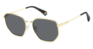 Polaroid Eyeglasses PLD 6214/S/XN GOLD GREY/02F7