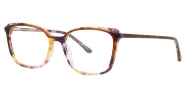 Easyclip Eyeglasses EC687 Brown Tortoise/80