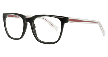 db4k Eyeglasses Live Wire Black / Crystal / Red/2