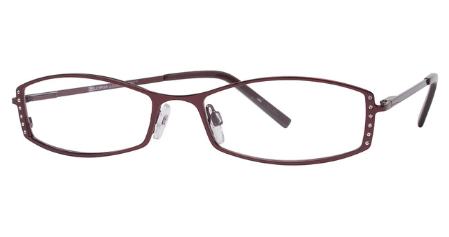 Gloria by Gloria Eyeglasses Gloria By Gloria Vanderbilt 4020 Burgundy/77