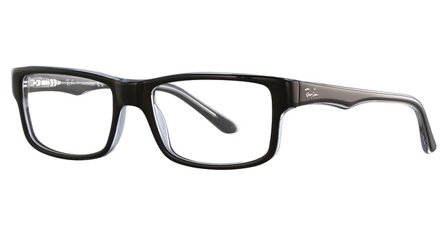 Ray-Ban Rx Eyeglasses RX5245 BLACK ON TRANSPARENT/2034