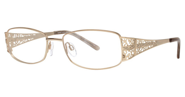 Sophia Loren Eyeglasses Sophia Loren M252 Satin Gold/57