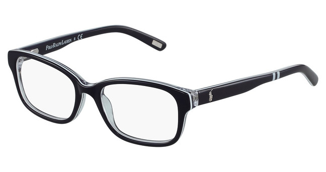 Ralph Lauren Children Eyeglasses PP8520 NAVY BLUE ON WHITE/CRYST/1246