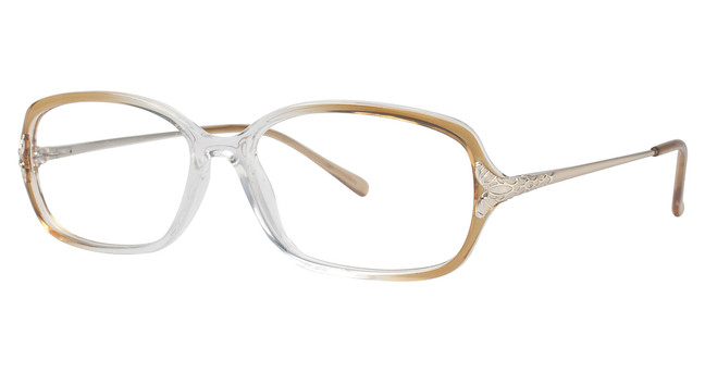 Gloria Vanderbilt Eyeglasses Gloria Vanderbilt 769 Brown Crystal/183