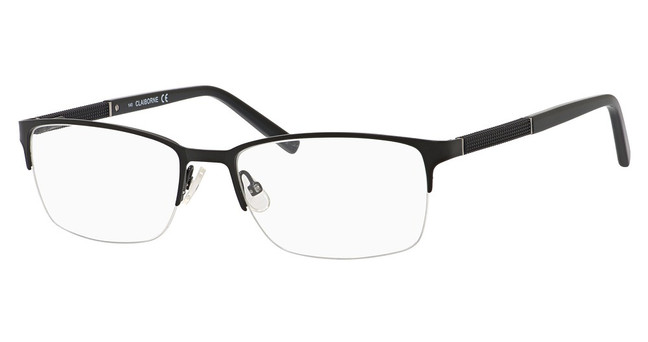 Claiborne Eyeglasses CB 225 MTT BLACK/0003