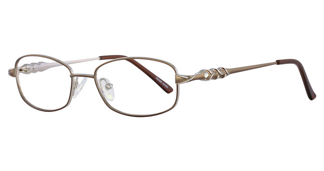 Joan Collins-Titanium Eyeglasses 9815 Brown