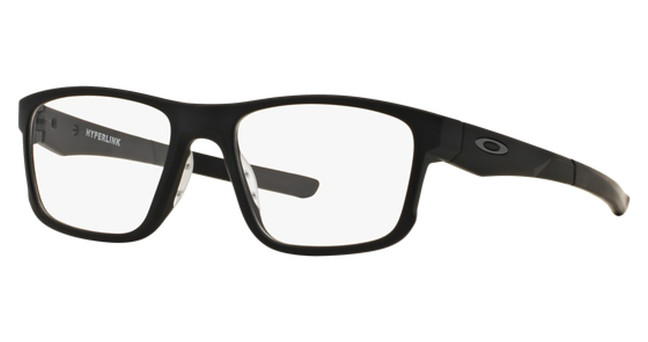 Oakley Frame Eyeglasses OX8078 HYPERLINK SATIN BLACK/807801