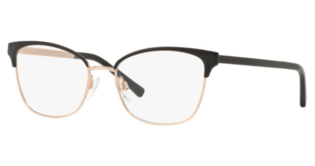 Michael Kors Eyeglasses MK3012 ADRIANNA IV MATTE BLACK/ROSE GOLD/1113
