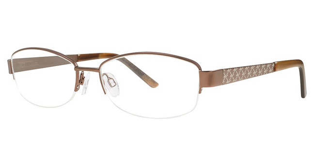 Gloria by Gloria Eyeglasses Gloria By Gloria Vanderbilt 4049 Brown/183