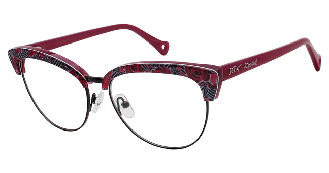 BETSEY JOHNSON Eyeglasses PUNCH ROSE/ROS