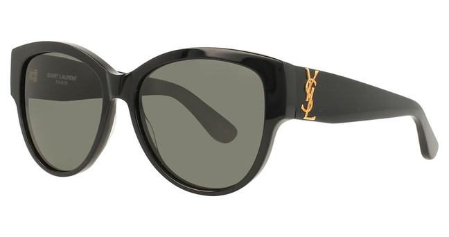 Saint Laurent Eyeglasses SL M3 Black-Black-Grey/002