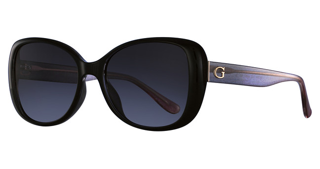Guess? Eyeglasses GU7554 shiny black / gradient smoke/01B