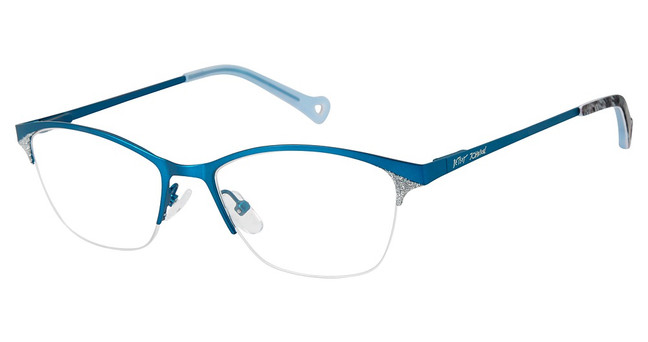 BETSEY JOHNSON Eyeglasses SPARKLE TEAL/TEA
