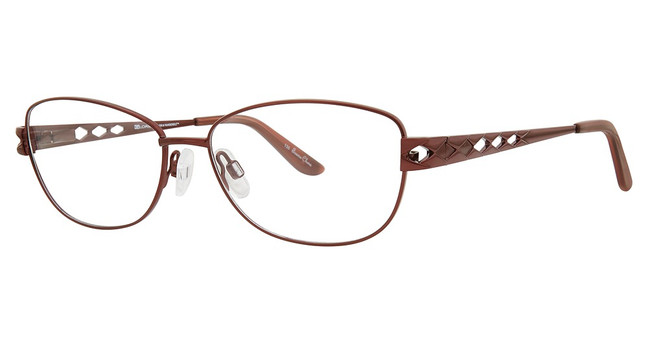 Gloria by Gloria Eyeglasses Gloria By Gloria Vanderbilt 4061 Brown/183