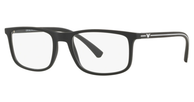 Emporio Armani Eyeglasses EA3135F RUBBER BLACK/5063