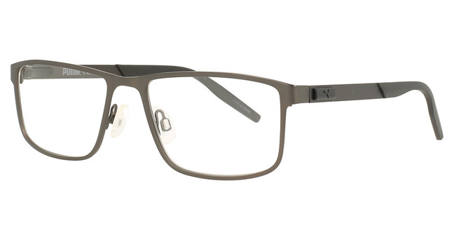 Puma Eyeglasses PU0256O RUTHENIUM-RUTHENIUM-TRANSPARENT/002