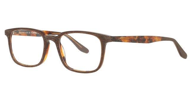 NW77th Eyeglasses Striped Socks BROWN WOOD/BRWO