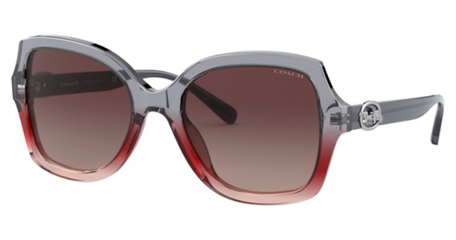 COACH Eyeglasses HC8295 L1147 GREY BURGUNDY GRADIENT/5620E2