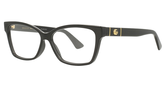 Gucci Eyeglasses GG0634O BLACK-BLACK-TRANSPARENT/006
