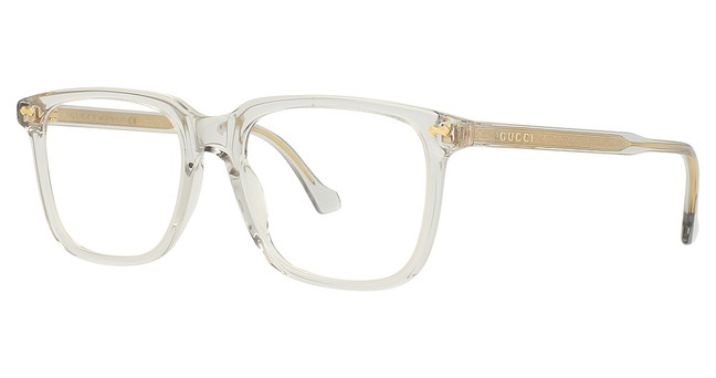 Gucci Eyeglasses GG0737O GREY-GREY-TRANSPARENT/016
