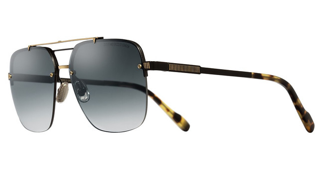 Cutler and Gross Eyeglasses CGSN137360 (001) BLACK GOLD/001